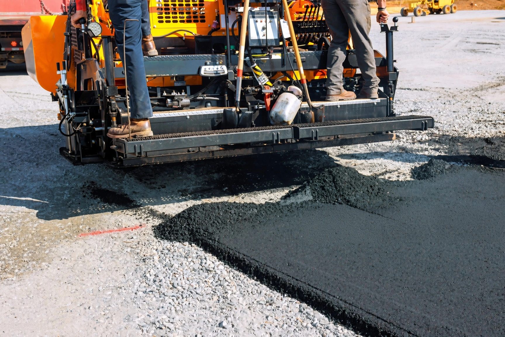 Grading and stone base preparation for asphalt paving in Knox County TN
