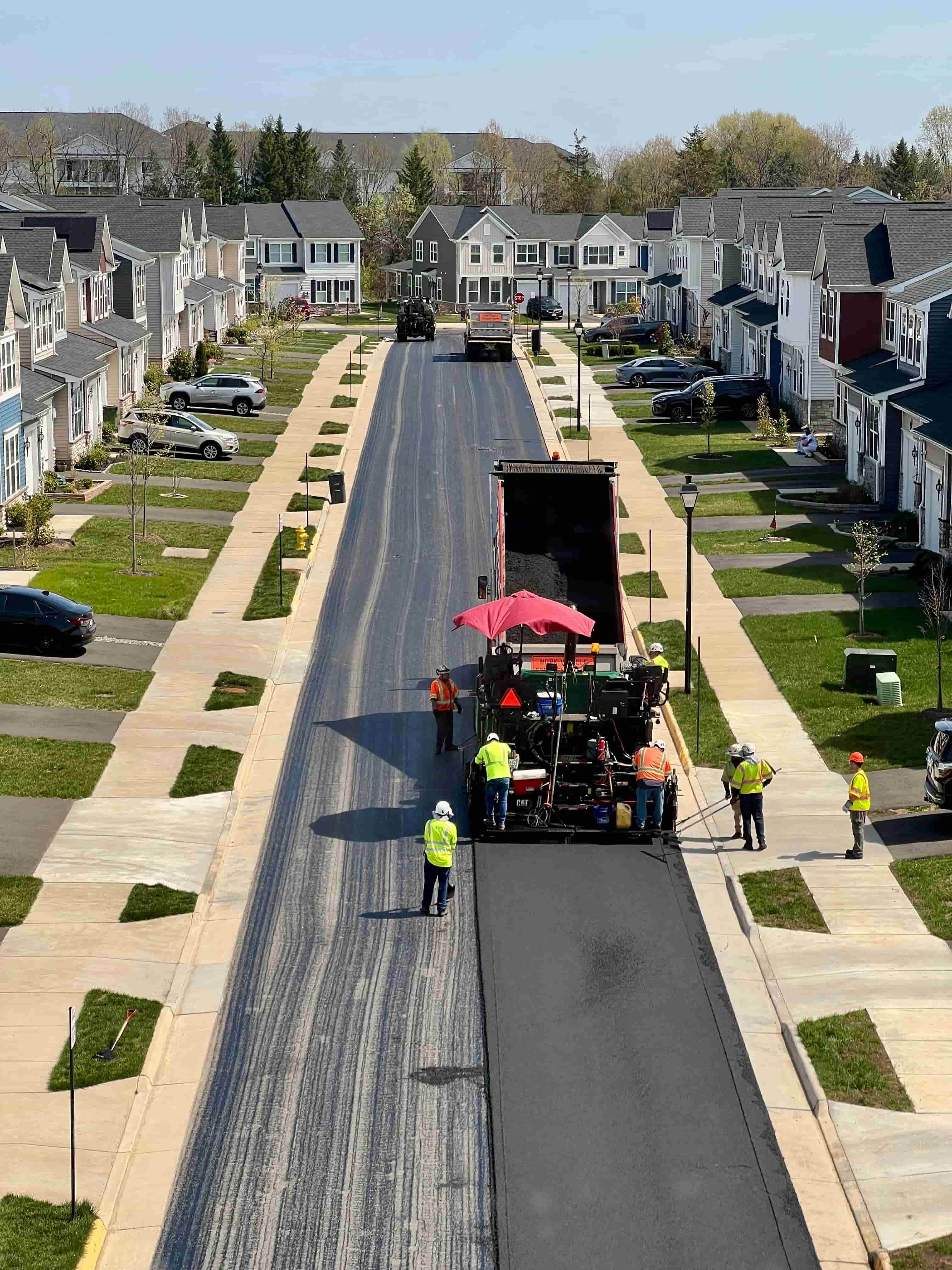Private road and HOA subdivision paving in a Knoxville area neighborhood
